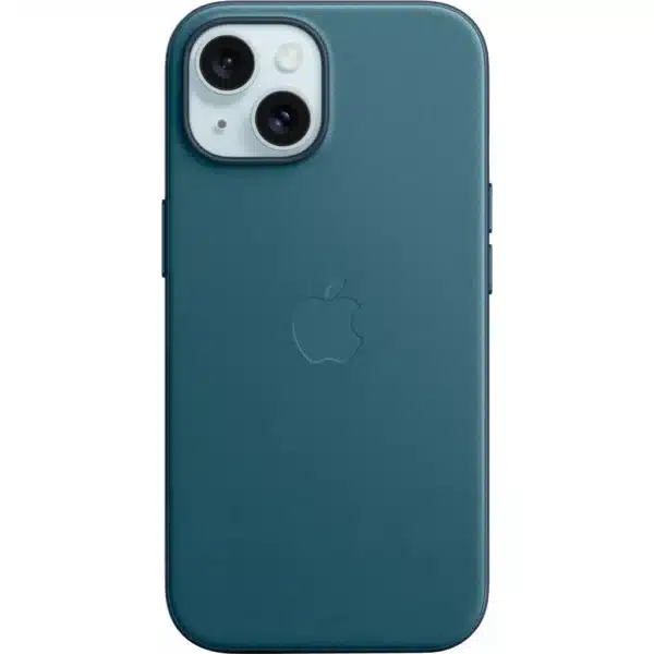 כיסוי Apple iPhone 15 FineWoven Case with MagSafe Pacific Blue אפל צבע כחול