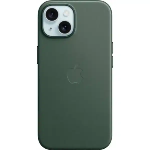 כיסוי Apple iPhone 15 FineWoven Case with MagSafe Evergreen אפל צבע ירוק זית