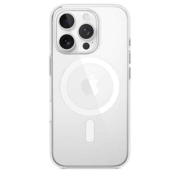 כיסוי שקוף מקורי ל-Apple iPhone 16 Pro עם חיבור MagSafe