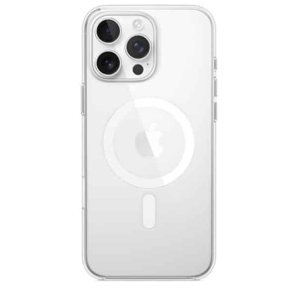 כיסוי שקוף מקורי ל-Apple iPhone 16 Pro Max עם חיבור MagSafe