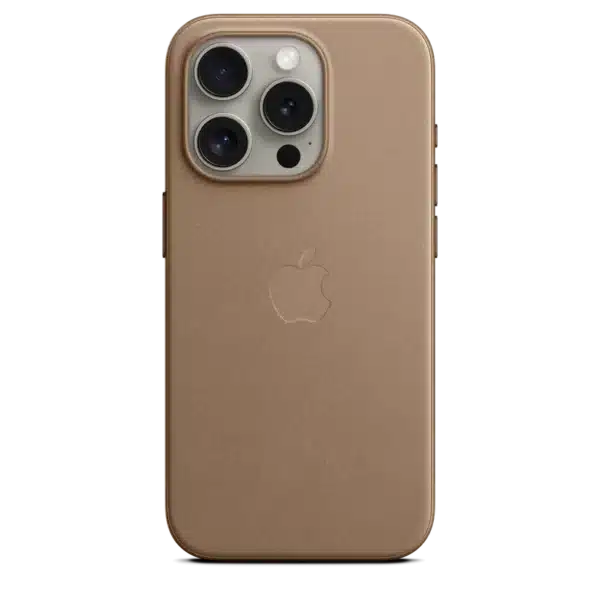 כיסוי Apple iPhone 15 Pro FineWoven Case with MagSafe Taupe אפל צבע Taupe